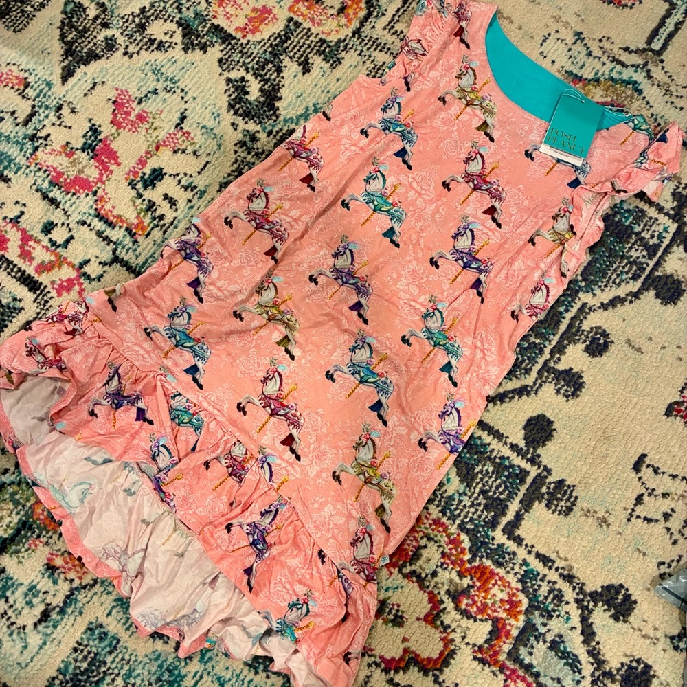POSH PEANUT Carousel Dress, Size 9y